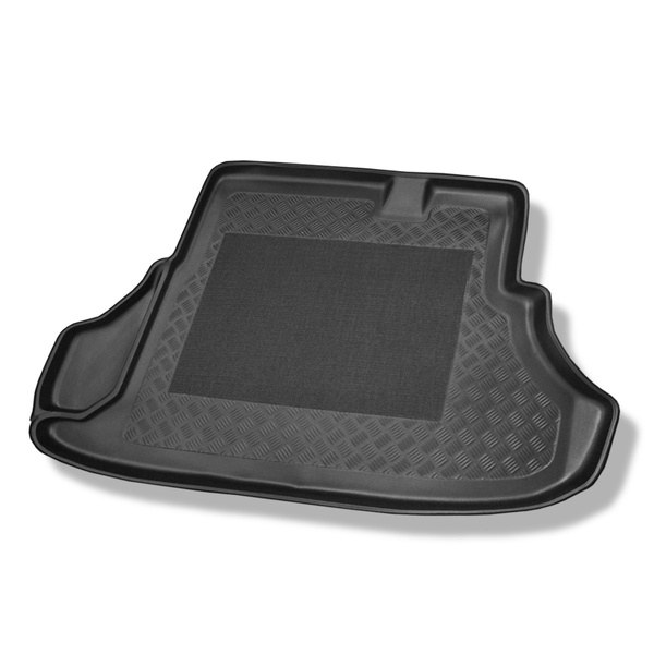 Vasca baule compatibile con Mitsubishi Lancer IX Berlina (10.2007-08.2017) - con e senza altoparlante (subwoofer) - tappetino per bagagliaio - tappeto bagagliaio per auto