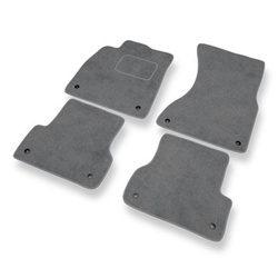 Premium tappetini auto in velluto compatibili con Audi A7 I 4G (2010-2017) - tappeti auto grigio