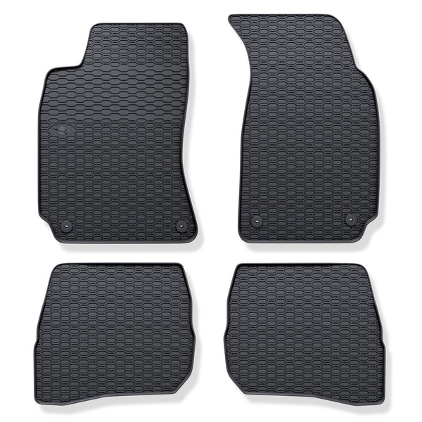 Tappetini auto in gomma compatibili con Volkswagen Passat B5 (1996-2005) - tappeti gomma neri