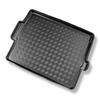 Vasca baule compatibile con Peugeot 3008 II SUV (11.2016-....) - vano superiore (piano di carico piatto); piano di carico regolabile in posizione più alta; non per versione ibrida - tappetino per bagagliaio - tappeto bagagliaio per auto