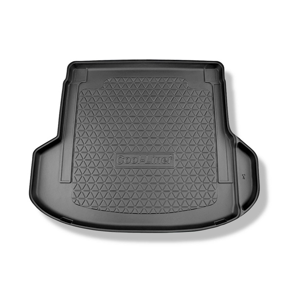 Vasca baule compatibile con Kia ProCeed Shooting Brake (12.2018-....) - inclusi modelli con guide di fissaggio; vano destro rimovibile per i modelli con altoparlanti (vano piu' stretto) - tappetino per bagagliaio - tappeto bagagliaio per auto