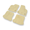 Premium tappetini auto in velluto compatibili con Volkswagen Polo III Classic, Hatchback, Variant (1994-2001) - tappeti auto beige