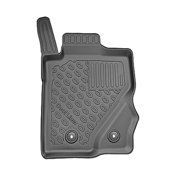 Tappetini Auto in TPE compatibili con Ford Bronco SUV (06.2021-....) - tappeti auto neri