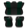 Coprisedili compatibili con BMW X6 E71, E72, F16 (2008-2019) - fodere sedili universali - set coprisedili auto - S-GR