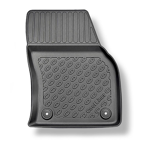 Completo di tappetini e tappetino per bagagliaio TPE per: Audi Q3 09.2019-.... (Sportback) - anche per la versione ibrida TFSI e Plug-in Hybrid; bagagliaio superiore (con pavimento multifunzione)