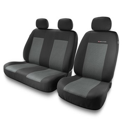 Coprisedili compatibili con Opel Vivaro A, B (2001-2019) - fodere sedili universali - set coprisedili auto - BE-2
