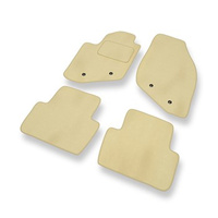 Premium tappetini auto in velluto compatibili con Volvo V70 II (2000-2007) - tappeti auto beige