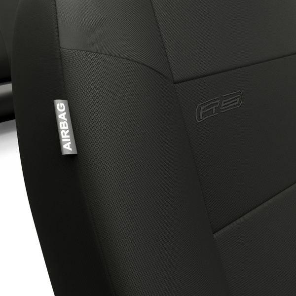 Coprisedili compatibili con Alfa Romeo Stelvio (2017-....) - fodere sedili universali - set coprisedili auto - RSL-B