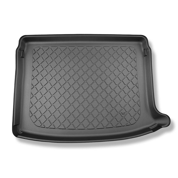 Vasca baule compatibile con Volkswagen Taigo SUV (09.2021-....) - portabagagli superiore; piano di carico regolabile nella posizione più alta - tappetino per bagagliaio - tappeto bagagliaio per auto