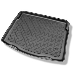 Vasca baule compatibile con Volkswagen Tiguan II SUV (05.2016-....) - vano portabagagli inferiore; piano di carico regolabile nella posizione più bassa; non per versione eibrida - tappetino per bagagliaio - tappeto bagagliaio per auto