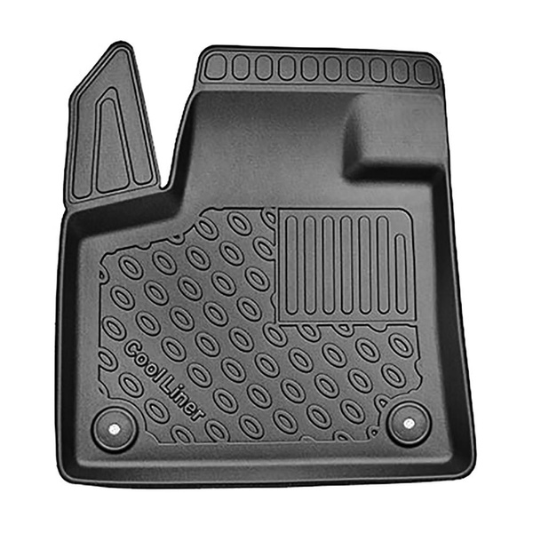 Completo di tappetini e tappetino per bagagliaio TPE per: Peugeot 3008 II Hybrid 09.2019-11.2023 (SUV) - con Hi-Fi-System FOCAL