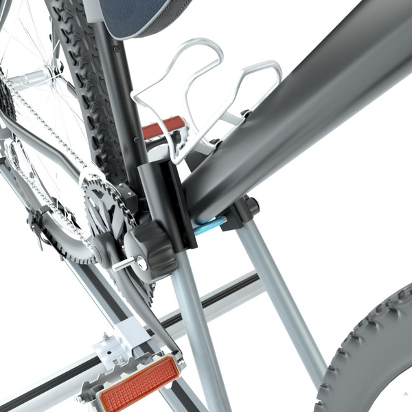 2x Portabici da tetto, Portabiciclette con barra in alluminio e chiusura a chiave - 2xM-08