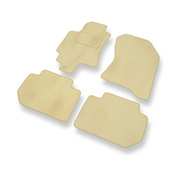 Premium tappetini auto in velluto compatibili con Subaru Tribeca II (2007-2014) - tappeti auto beige