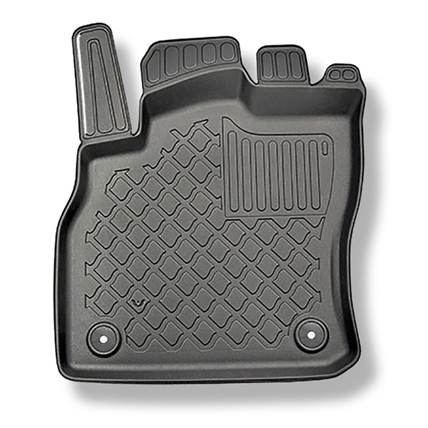 Tappetini Auto in TPE compatibili con Audi Q3 F3 SUV, Sportback (08.2018-....) - anche per la versione Quattro; anche per la versione ibrida TFSI e Plug-in Hybrid - tappeti auto neri