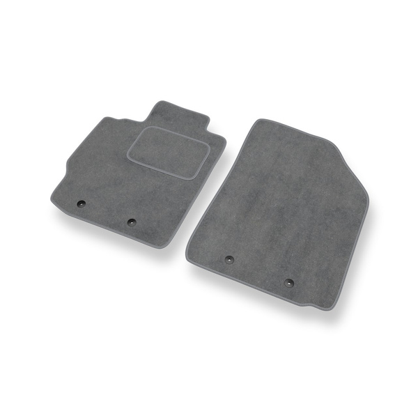 Premium tappetini auto in velluto compatibili con Toyota Yaris II Hatchback, Berlina (2005-2010) - tappeti auto grigio