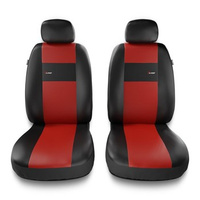 Coprisedili anteriori compatibili con BMW X4 G01, G02 (2014-2019) - fodere sedili universali - set coprisedili auto - 2XL-RD
