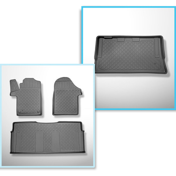 Completo di tappetini e tappetino per bagagliaio TPE per: Mercedes-Benz EQV 300 
