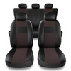 Coprisedili compatibili con Citroen C5 Aircross (2018-....) - fodere sedili universali - set coprisedili auto - EXL-5