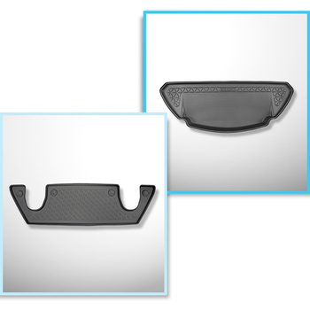 Completo di tappetini e tappetino per bagagliaio TPE per: Tesla Model X 10.2016-
