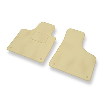 Premium tappetini auto in velluto compatibili con Audi A3 II 8P (2003-2012) - tappeti auto beige