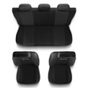 Coprisedili compatibili con Alfa Romeo 166 I, II, III (1998-2007) - fodere sedili universali - set coprisedili auto - TG-G