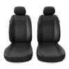 Coprisedili anteriori compatibili con Alfa Romeo Tundra (2010-2020) - fodere sedili universali - set coprisedili auto - PRP-BL