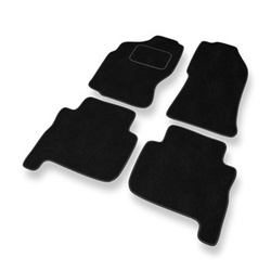 Premium tappetini auto in velluto compatibili con Nissan Terrano I (5 porte) (1993-2000) - tappeti auto nero