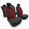 Coprisedili compatibili con Alfa Romeo 166 I, II, III (1998-2007) - fodere sedili universali - set coprisedili auto - RYL-RD