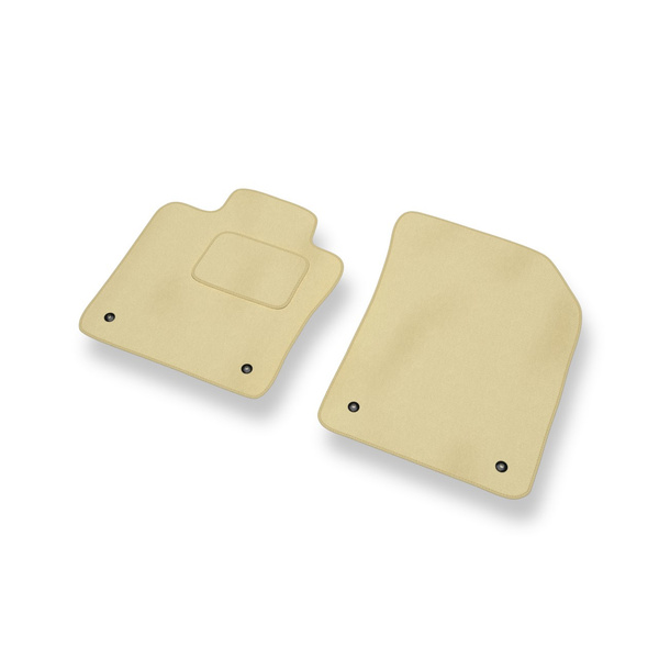 Premium tappetini auto in velluto compatibili con Volvo XC60 II SUV (2017-....) - tappeti auto beige