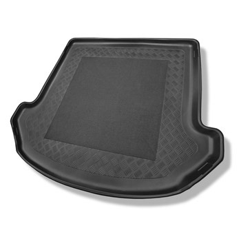 Vasca baule compatibile con Hyundai Santa Fe III DM SUV (09.2012-07.2018) - 7 posti; sedili 3a fila abbassati - tappetino per bagagliaio - tappeto bagagliaio per auto