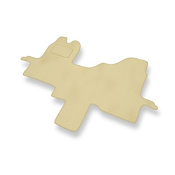 Premium tappetini auto in velluto compatibili con Ford Transit VII (2006-2013) - tappeti auto beige