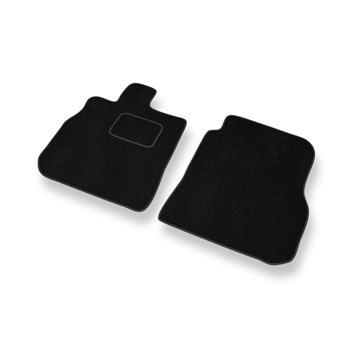Premium tappetini auto in velluto compatibili con Mitsubishi Eclipse IV (2006-2011) - tappeti auto nero