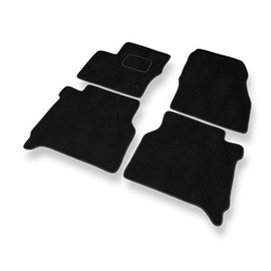Premium tappetini auto in velluto compatibili con Ford Transit Connect (5-persona) (2014-2023) - tappeti auto nero