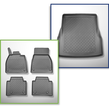 Completo di tappetini e tappetino per bagagliaio TPE per: Mercedes-Benz EQS V297