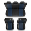 Coprisedili compatibili con Citroen C6 (2005-2012) - fodere sedili universali - set coprisedili auto - XL-BL