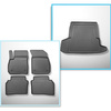 Completo di tappetini e tappetino per bagagliaio TPE PREMIUM per: Opel Insignia B 06.2017-2023 (Grand Sport)