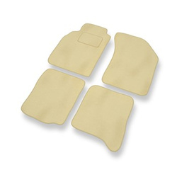 Premium tappetini auto in velluto compatibili con Nissan Maxima V (1999-2003) - tappeti auto beige