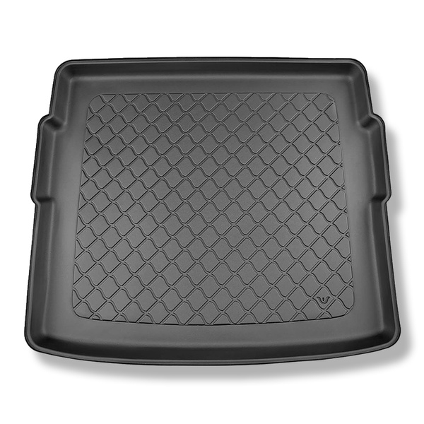 Vasca baule compatibile con DS 7 Crossback SUV (02.2018-2022) - portabagagli inferiore; sotto / senza piano di carico regolabile - tappetino per bagagliaio - tappeto bagagliaio per auto