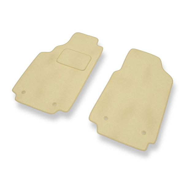Premium tappetini auto in velluto compatibili con Audi A6 I C4 Avant, Sedan (1994-1997) - tappeti auto beige