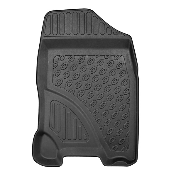 Tappetini Auto in TPE compatibili con Mercedes-Benz Classe X 470 Pick-Up (11.2017-....) - senza estintore da parte del passeggero - tappeti auto neri