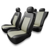 Coprisedili compatibili con BMW X3 E83, F25, G01 (2003-2019) - fodere sedili universali - set coprisedili auto - CM-BE