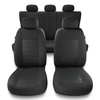 Coprisedili compatibili con Ford Fiesta MK5, MK6, MK7, MK8 (1999-2019) - fodere sedili universali - set coprisedili auto - MD-4