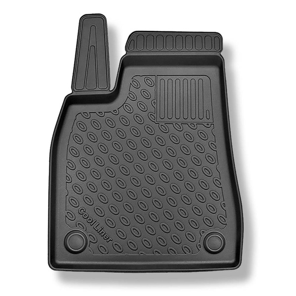 Completo di tappetini e tappetino per bagagliaio TPE per: Tesla Model X 10.2016-12.2020 (SUV) - 6/7 posti; per lo spazio dietro la 3a fila di sedili