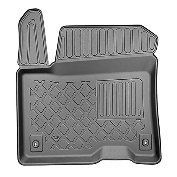 Completo di tappetini e tappetino per bagagliaio TPE per: Hyundai Kona electric 08.2018-03.2023 (SUV) - non per la versione ibrida