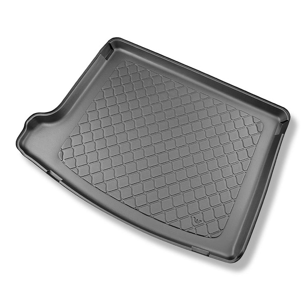 Completo di tappetini e tappetino per bagagliaio TPE per: Jeep Compass II MP 4xe Plug-in Hybrid 07.2020-.... (SUV) - bagagliaio superiore; pavimento mobile nella posizione più alta