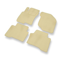 Premium tappetini auto in velluto compatibili con Nissan X-trail I (2001-2007) - tappeti auto beige