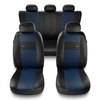 Coprisedili compatibili con Citroen Saxo (1996-2004) - fodere sedili universali - set coprisedili auto - XL-BL