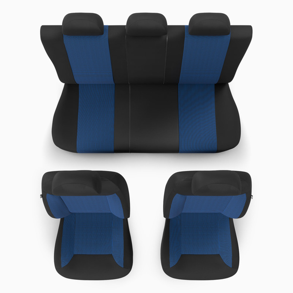 Coprisedili compatibili con Alfa Romeo Giulietta (2010-2020) - fodere sedili universali - set coprisedili auto - RYL-BL