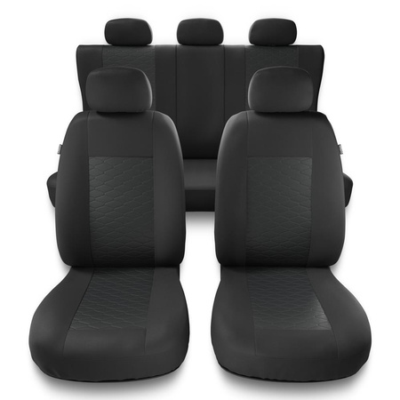 Coprisedili compatibili con Audi Q2 (2016-....) - fodere sedili universali - set coprisedili auto - MD-6