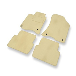 Premium tappetini auto in velluto compatibili con Renault Laguna II (2000-2007) - tappeti auto beige
